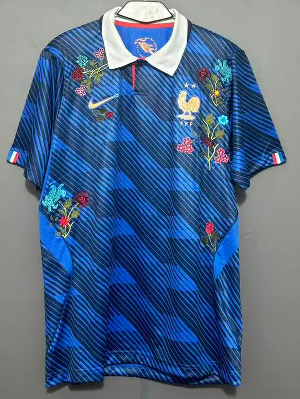26/27 France Home Rose Embroidery Player Jersey