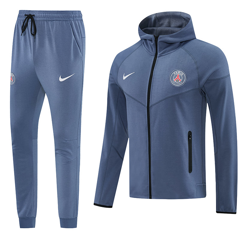 26/27 PSG Grey Hoodie Suit
