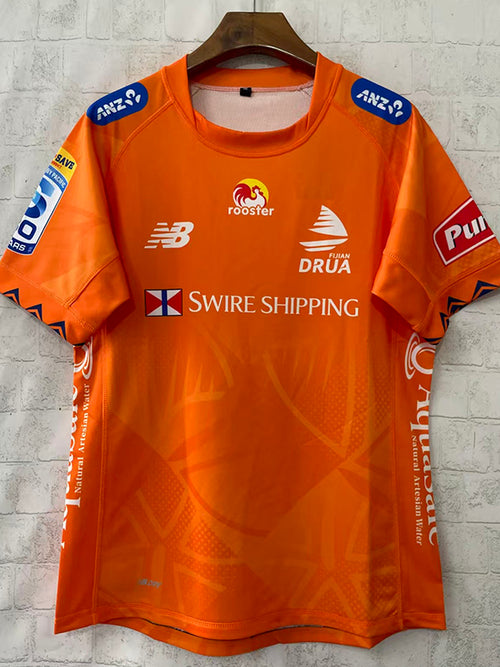 2026 Fiji Orange Rugby Jersey