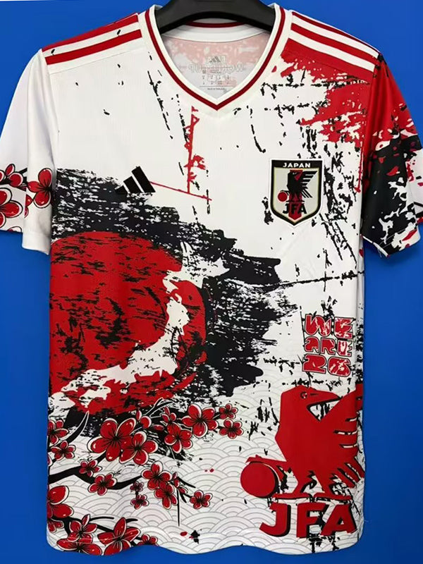 26/27 Japan White Plum Blossom Moon Fans Soccer Jersey