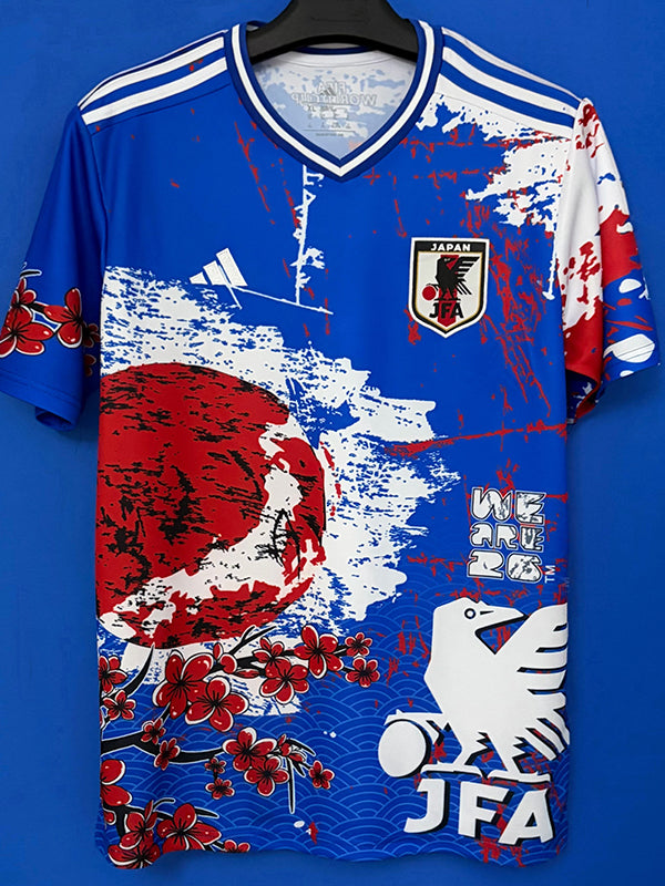 26/27 Japan Blue Plum Blossom Moon Fans Soccer Jersey