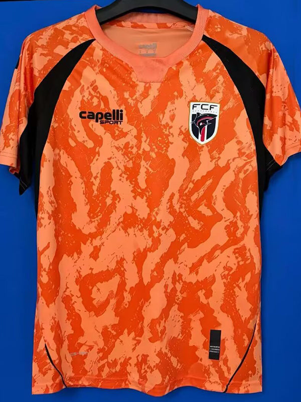 26/27 Cape Verde Goalkeeper Orange Fans Soccer Jersey