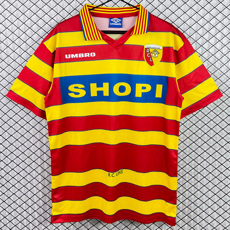1996/1997 RC Lens Home Retro Soccer Jersey
