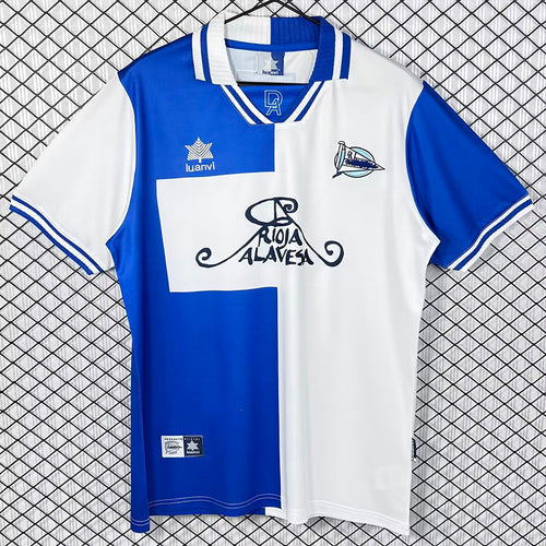 2000/2001 Deportivo Alavés Home Retro Soccer Jersey
