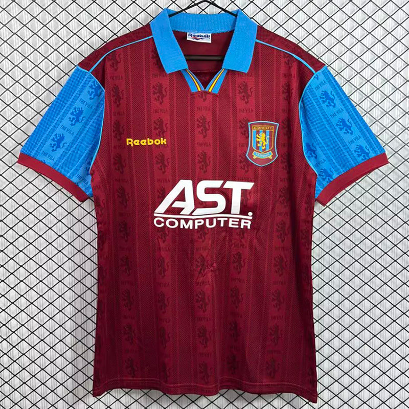 1995/1996 Aston Villa Home Retro Soccer Jersey
