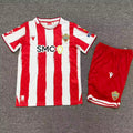 26/27 UD Almería Home Kids Soccer Jersey (La Liga 67 badge)