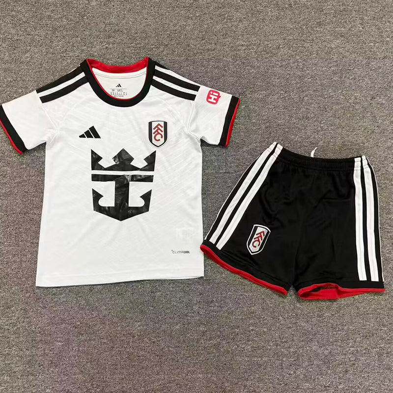 26/27 Fulham Home Kids Soccer Jersey