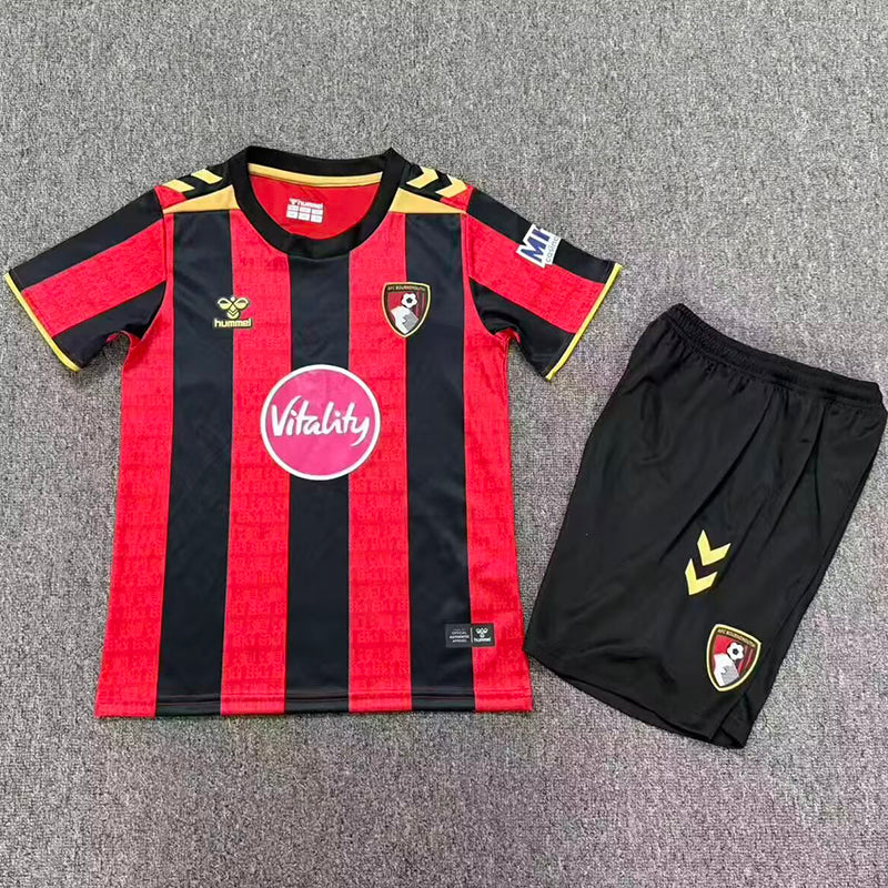 26/27 Bournemouth Home Kids Soccer Jersey