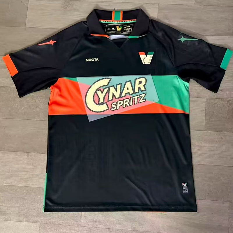 25/26 Venezia FC Home Fans Soccer Jersey (CYNAR chest sponsor)