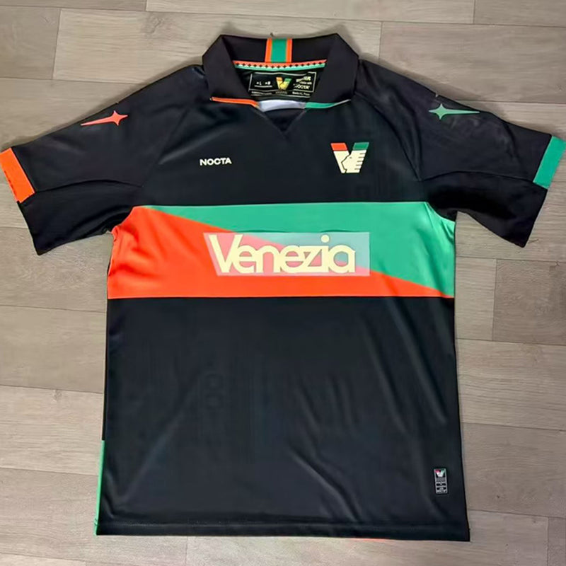 25/26 Venezia FC Home Fans Soccer Jersey (Venezia chest sponsor)