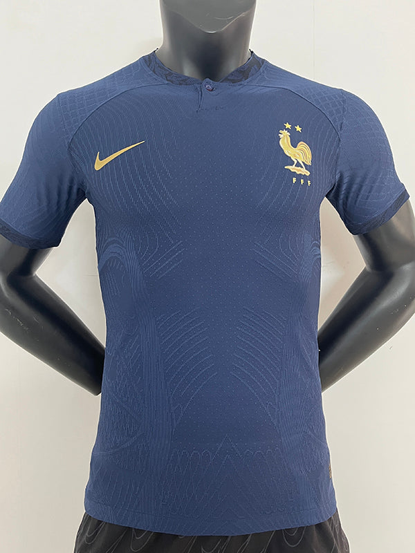 22/23 France Home World Cup Player Version Soccer Jersey