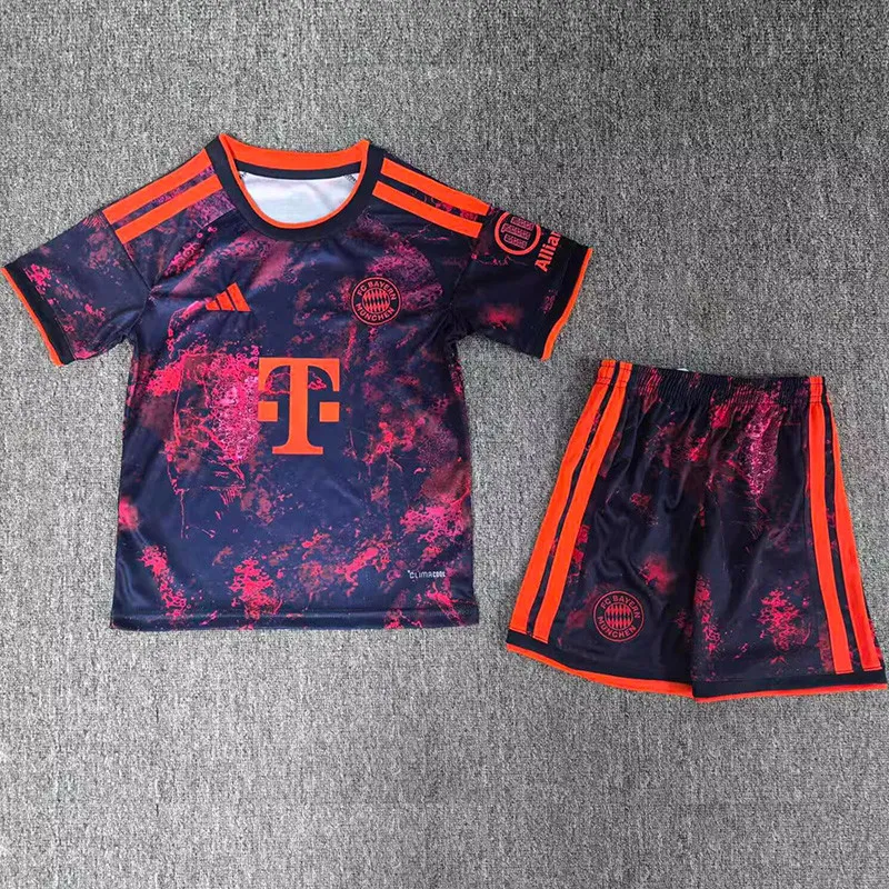26/27 Bayern Third Kids Soccer Jersey — Badge Set B