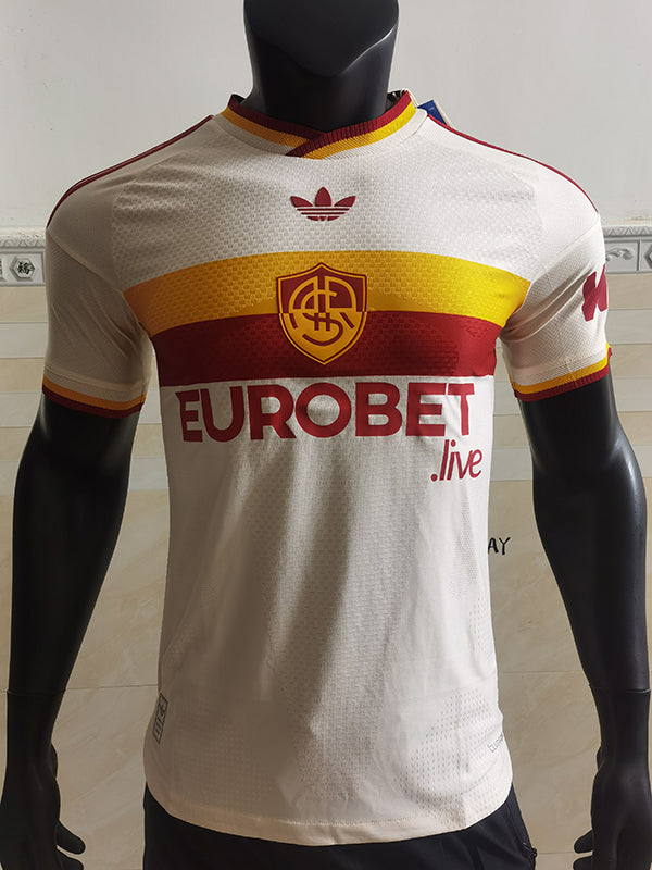 26/27 Roma Away Player Version Soccer Jersey (sleeve sponsor)