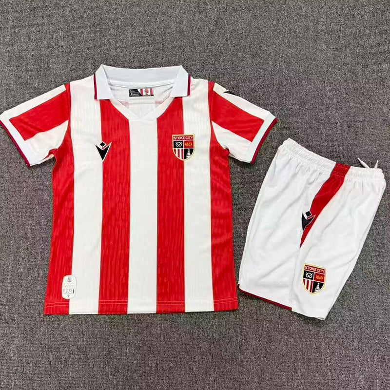 26/27 Stoke City Home Kids Soccer Jersey