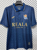 26/27 Real Sociedad Street style version Royal Blue Fans Soccer Jersey