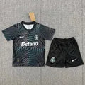 26/27 Sporting Lisbon goalkeeper Black Kids Soccer Jersey