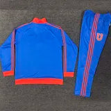 Universidad de Chile blue half-pull tracksuit detail