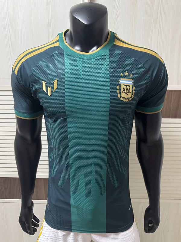 Argentina Messi green commemorative player jersey