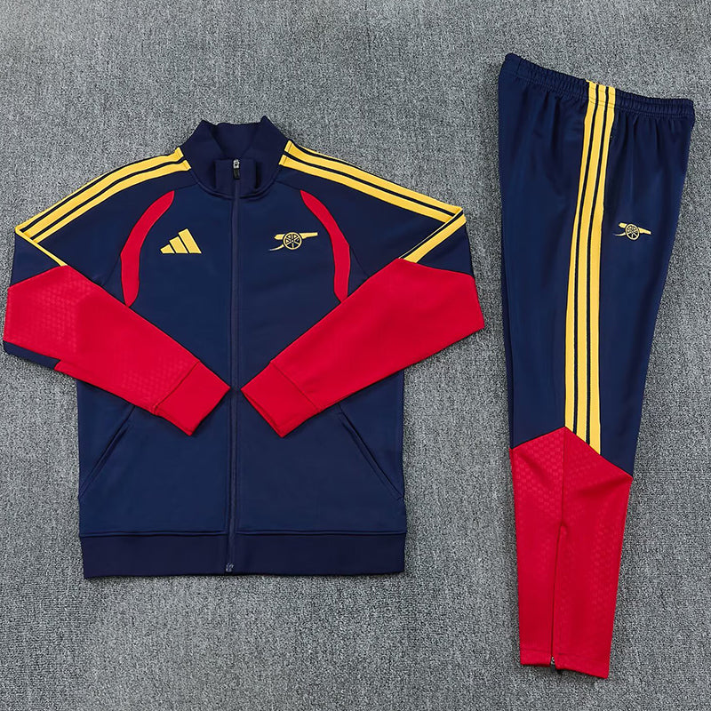 Arsenal royal blue tracksuit detail