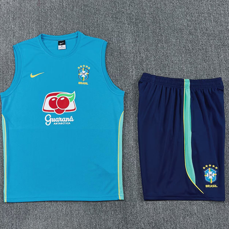 Brazil tank and shorts set detail
