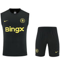 Chelsea black tank top and shorts set