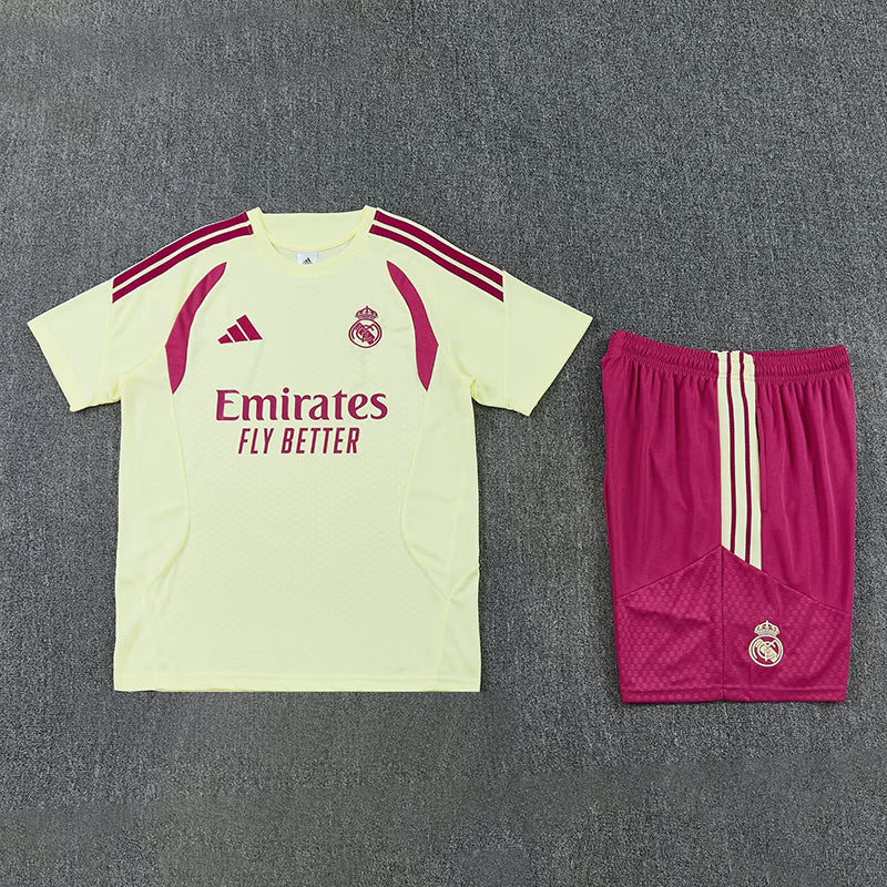 Real Madrid yellow training suit detail