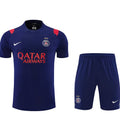 PSG royal blue training shirt suit with stars