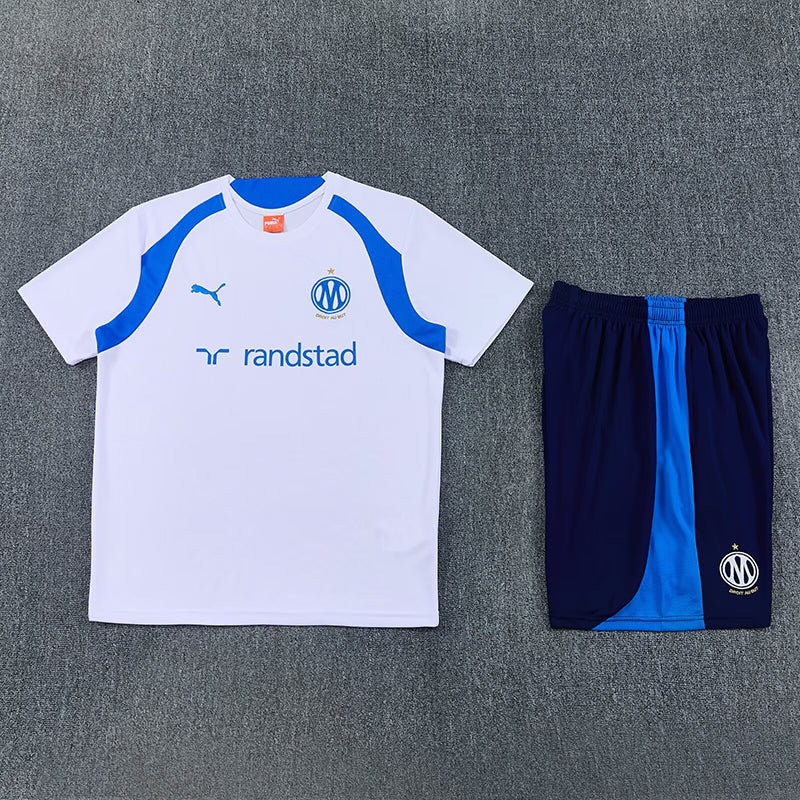Marseille white training suit detail