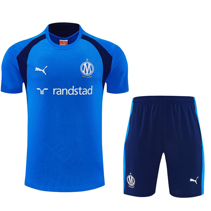 Marseille blue training shirt suit