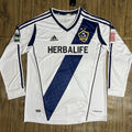 2011/2012 LA Galaxy Home Retro Long Sleeve Soccer Jersey image 1