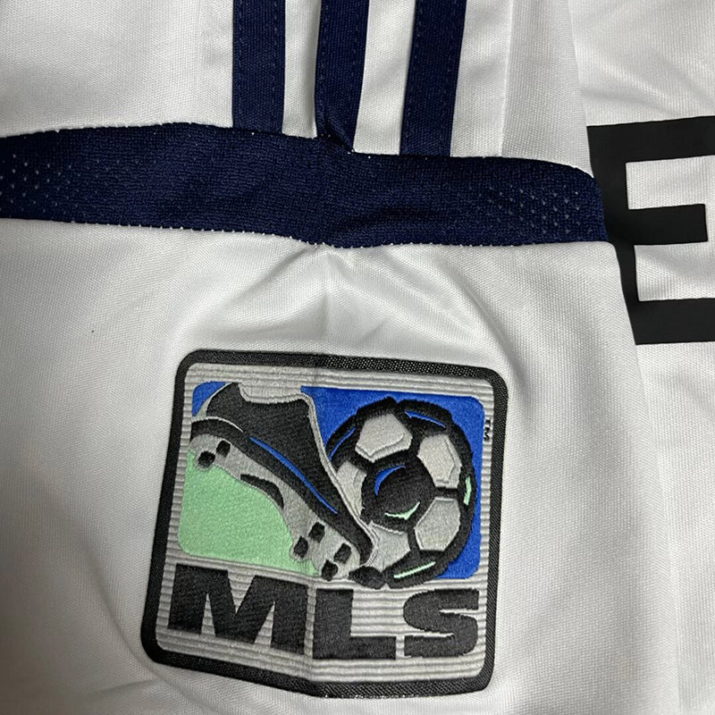 2011/2012 LA Galaxy Home Retro Long Sleeve Soccer Jersey image 5
