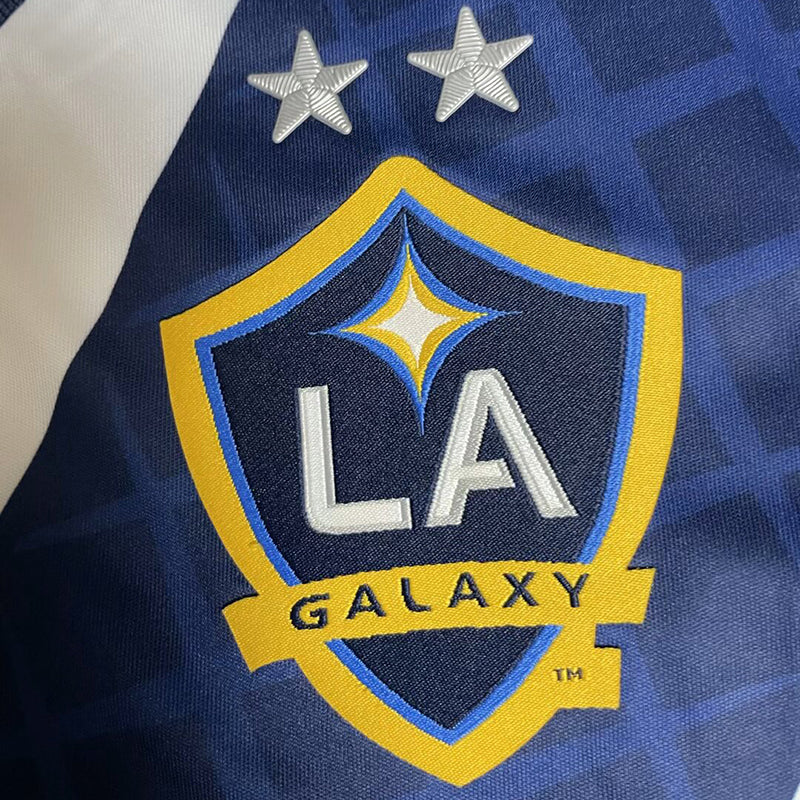 2011/2012 LA Galaxy Home Retro Soccer Jersey image 4