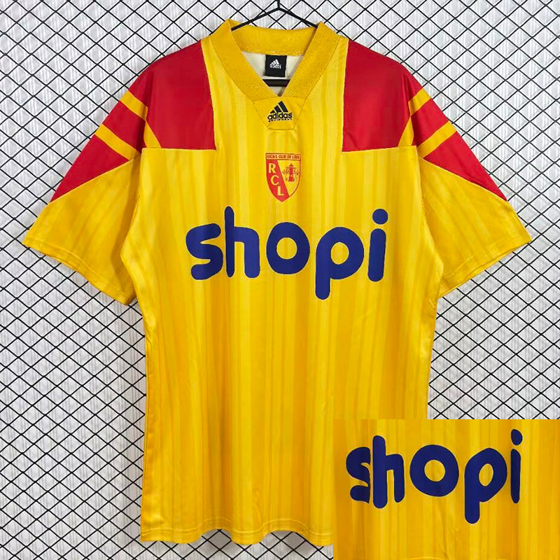 1993/1994 RC Lens Home Retro Soccer Jersey image 1