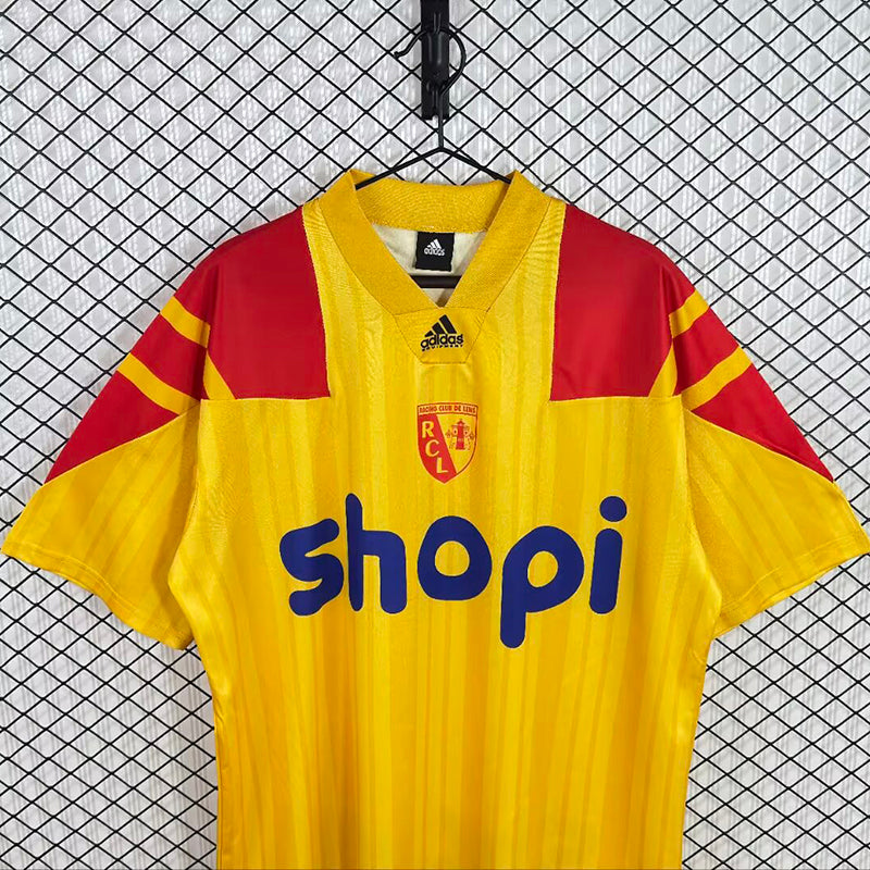 1993/1994 RC Lens Home Retro Soccer Jersey image 4