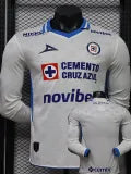 26/27 Cruz Azul Away Player Version Long Sleeve Soccer Jersey