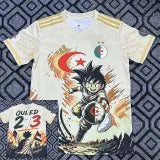 26/27 Algeria Soccer Kid Yellow Fans Soccer Jersey
