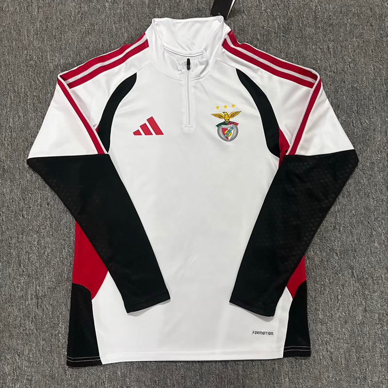 26/27 Benfica White Half Pull Tracksuit