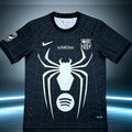 26/27 BAR Black Spider-Man Edition Fans Soccer Jersey