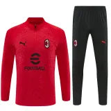 AC Milan red half-zip tracksuit