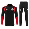 Ajax black half-zip tracksuit