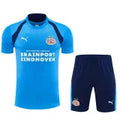 PSV blue training shirt and shorts set