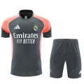 Real Madrid grey training shirt and shorts set