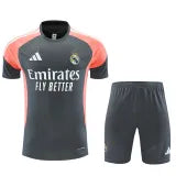 Real Madrid grey training shirt and shorts set