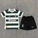 26/27 Sporting Lisbon Home Kids Soccer Jersey