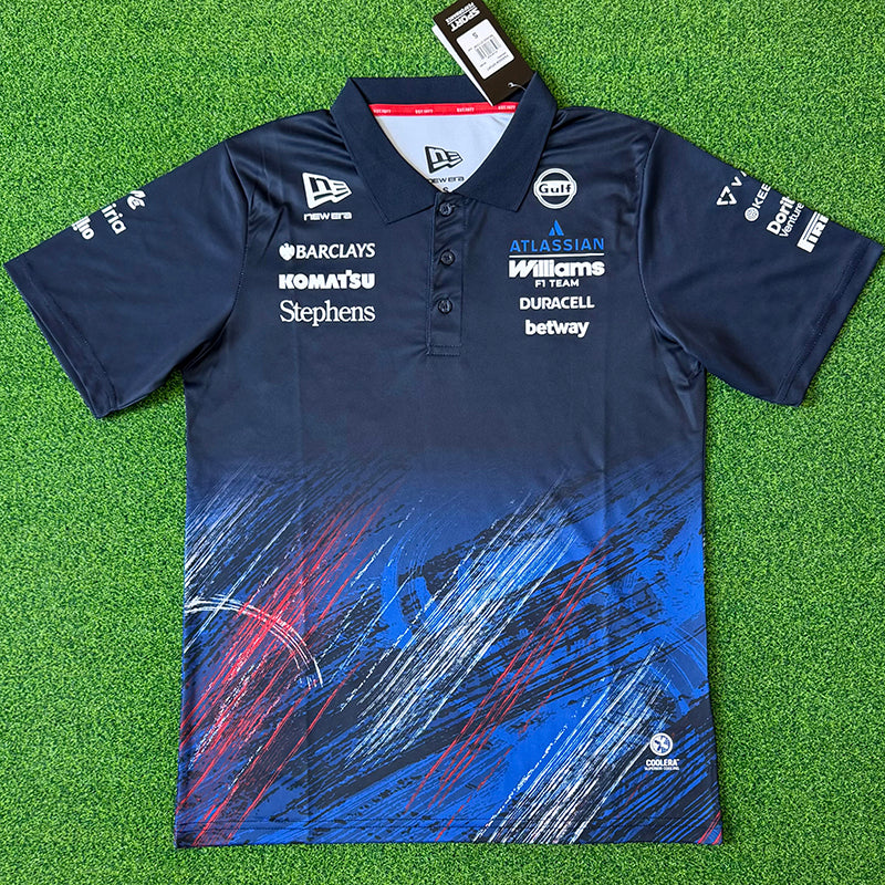 2026 Williams Royal Blue Round Neck Racing T-Shirt
